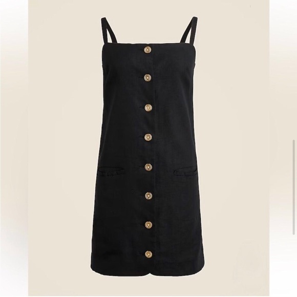 NWT J. CREW Claudia Dress in Linen Size MT - Picture 5 of 10